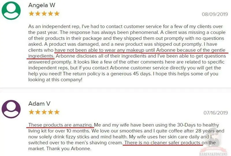 Arbonne-Reviews-Positive