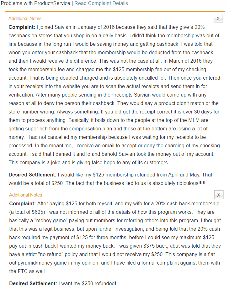 saivian-bbb-complaints